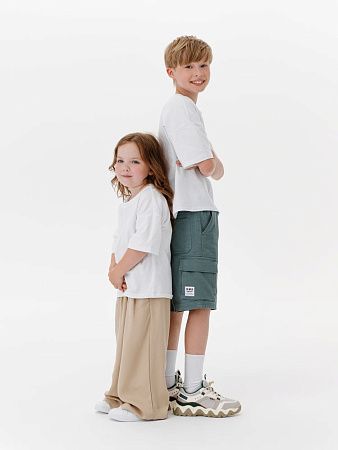 Футболка детская оверсайз Teezer, белая, размер 12 лет (146-152 см)