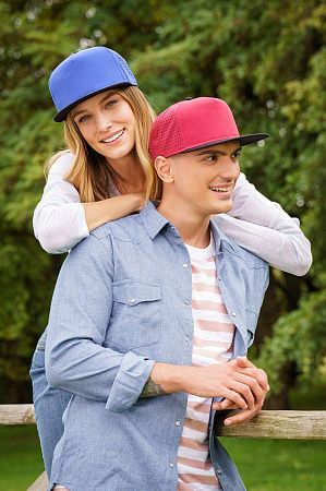 Бейсболка BANK FIVE-S, 5 клиньев, пластиковая застёжка