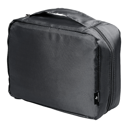 Набор подарочный Solution Prestige Quadro ( дорожный плед, косметичка дорожная Comfort Сity Travel, косметичка дорожная Comfort Avenue, маска для сна ), темно-серый