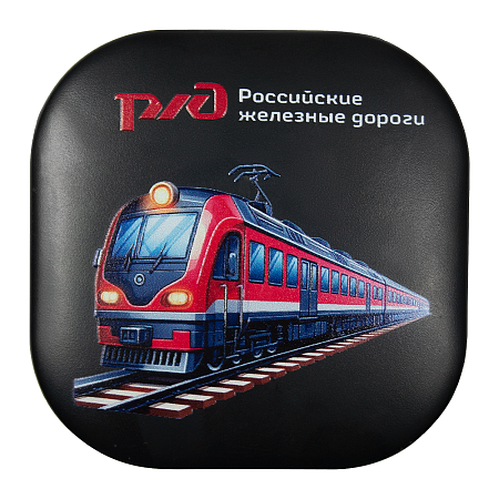 Набор подарочный Solution Prestige Sei Print Sample "Железные дороги" (Ежедневник, беспроводной аккумулятор, зарядный кабель, колонка, ручка, обложка для паспорта), черный