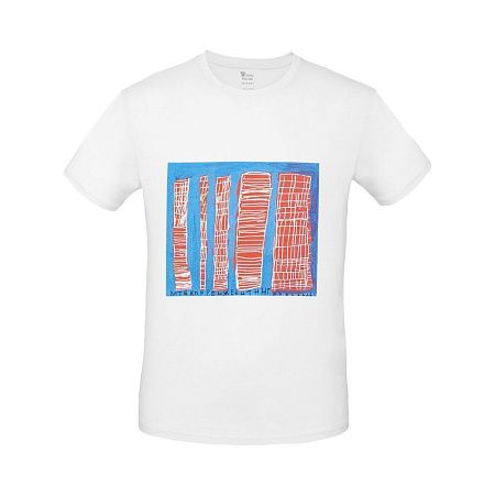 Футболка детская «Небоскребы», белая, размер 5/6 лет