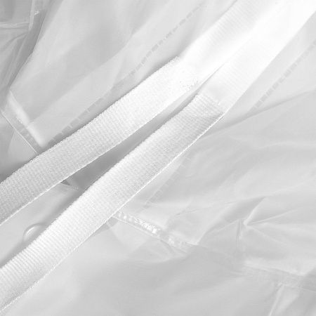 Дождевик детский RainDrop Kids, белый, размер 8 лет (118-128 см)