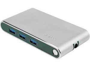 Хаб 8-в-1 Type-C «Hermes», USB 3.0 x 3, Type-C PD, HDMI, LAN, картридер