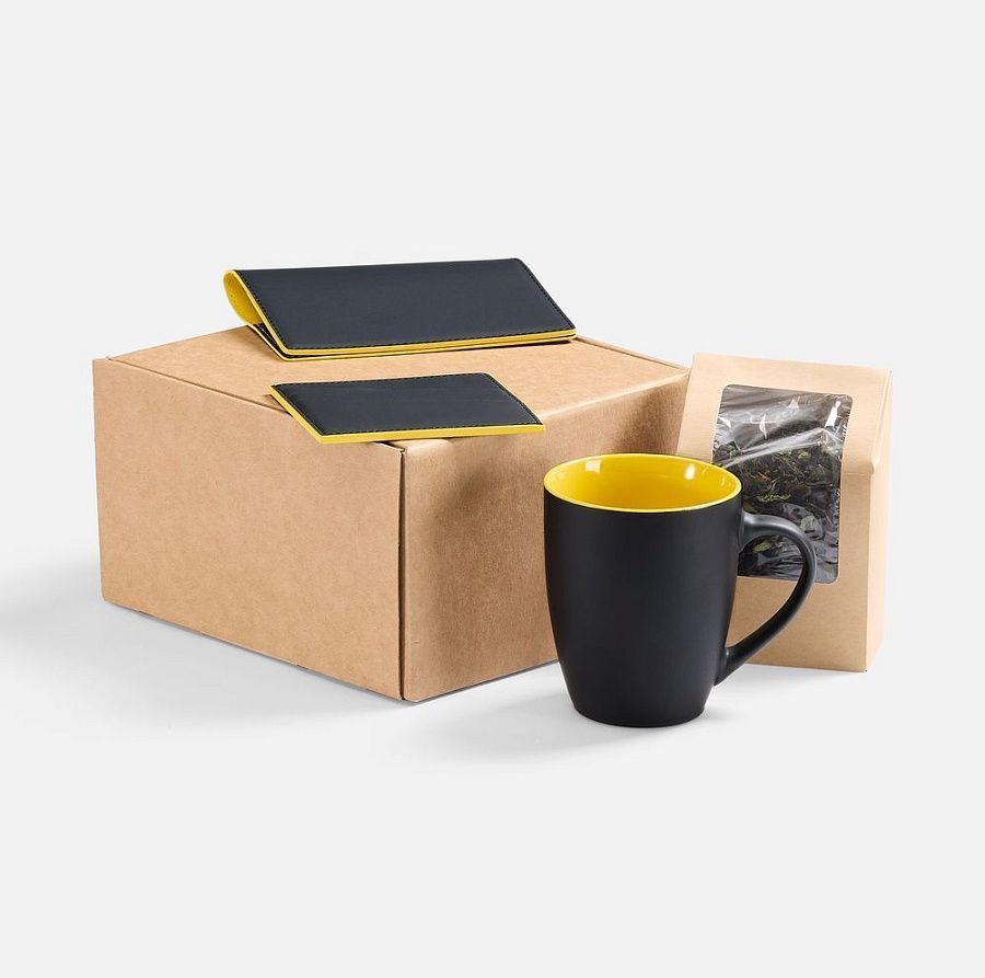 Набор Multimo Tea, черный с желтым