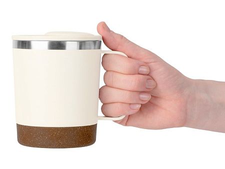 Стальная кружка с двойными стенками и магнитным клапаном «Swipe»