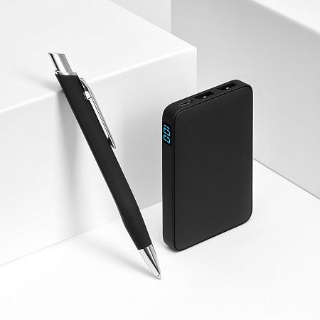 Внешний аккумулятор с подсветкой Анкор (Ancor) 5000 mAh, черный