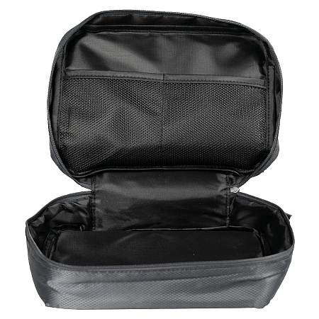 Набор подарочный Solution Prestige Quadro ( дорожный плед, косметичка дорожная Comfort Сity Travel, косметичка дорожная Comfort Avenue, маска для сна ), темно-серый