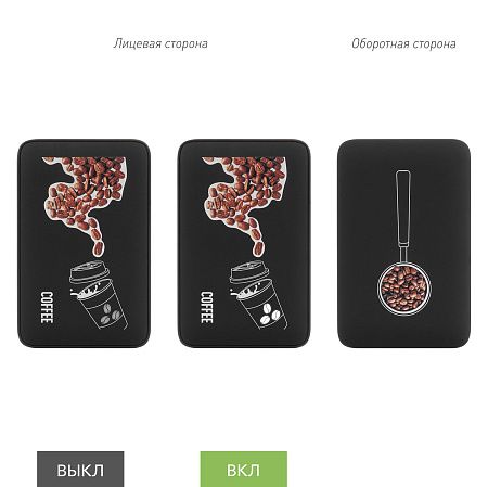 Внешний аккумулятор с подсветкой Анкор (Ancor) 5000 mAh, черный