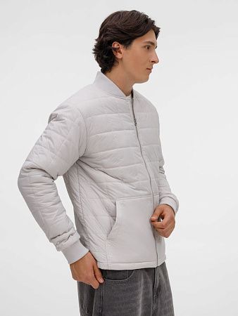 Куртка унисекс Warmbridge, светло-серая, размер M
