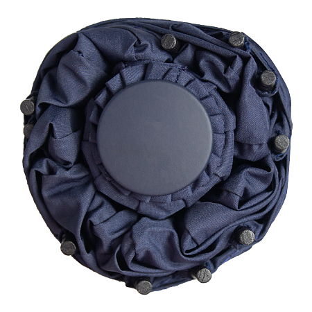 Зонт складной автоматический обратного сложения Forest Liverpool Reverse Safeclosing, диаметр 103 см, радиус 23 дюйма, 10 панелей, с плавным закрытием, без подарочной коробки, темно-синий