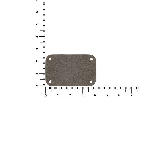 Лейбл Eta Nubuck, S, серый