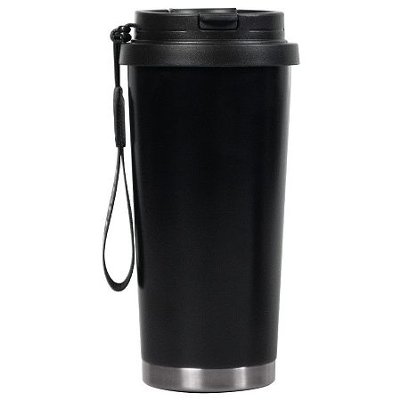 Термокружка Cosmostar, чёрный/ серебро