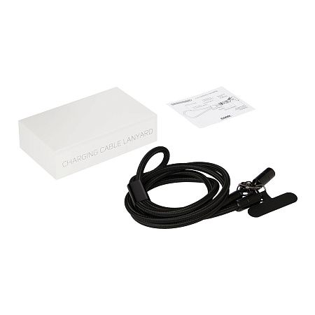 Кабель-ланьярд Волтрикс (Voltrix), черный