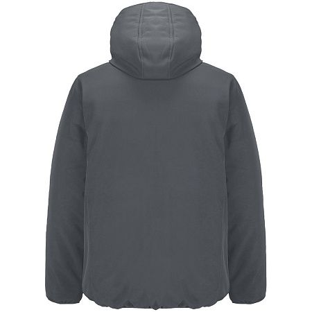 Куртка софтшелл с капюшоном мужская Falcon Men, темно-серая, размер S