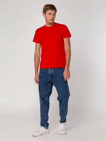 Футболка мужская T-bolka Stretch, красная, размер S