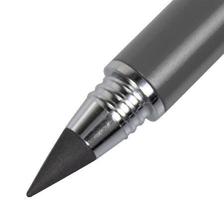 Ручка шариковая и вечный карандаш ETERNITY, металлическая, серая, матовая