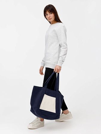 Шопер Shophop, синий с неокрашенным
