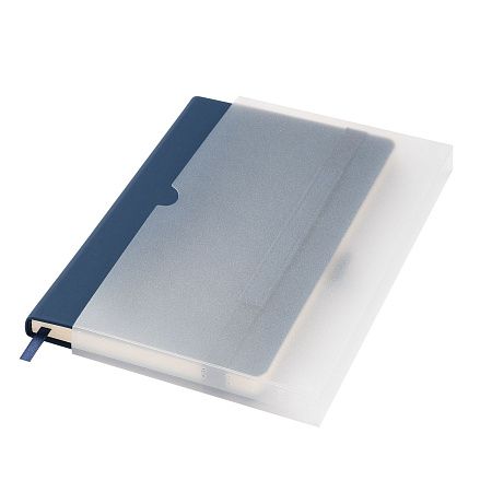 Ежедневник Альфа (Alpha) недатированный, синий/голубой