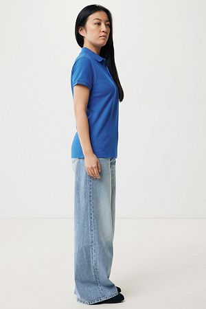 Женская рубашка поло Iqoniq Yosemite из переработанного хлопка-пике, унисекс, 220 г/м²