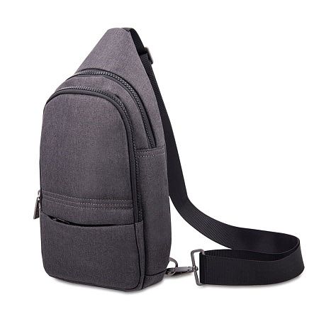 Сумка на плечо CORE, серый, 100% полиэстер 