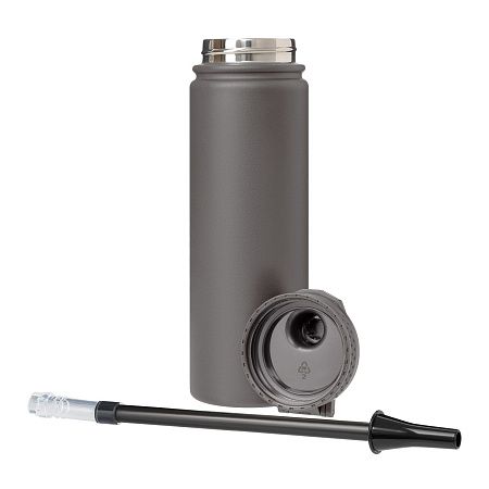 Термобутылка вакуумная герметичная Савона (Savona), серая