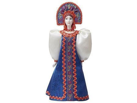 Подарочный набор: кукла фарфоровая, мёд с гецким орехом