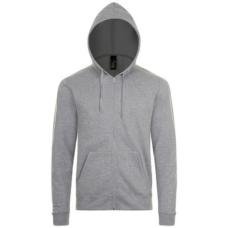 Толстовка унисекс Stone, серый меланж, размер S