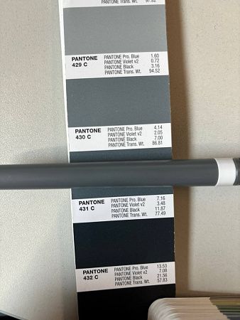 Ручка шариковая пластиковая Ravena Color серая/белая