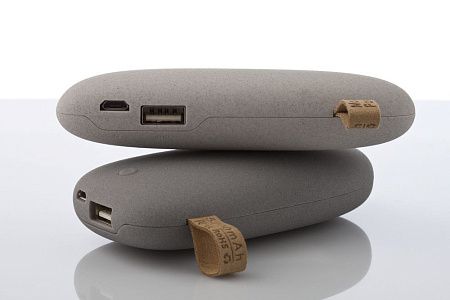 Внешний аккумулятор Pebble 5200, серо-синий