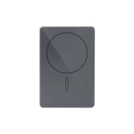 Внешний аккумулятор Оникс PD (Onyx PD) 5000mAh с функцией беспроводной зарядки 15W, серый