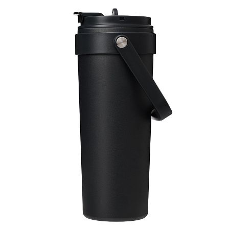 Термокружка вакуумная Соло (Solo), черная