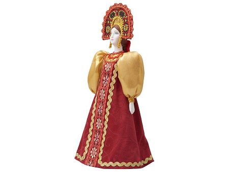 Подарочный набор: кукла фарфоровая, мёд с гецким орехом