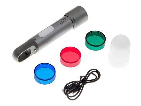 Фонарь аккумуляторный с регулируемым фокусом «Vortez», 9 режимов, 650 Лм