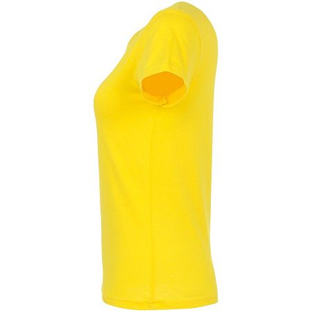 Футболка женская Miss 150, желтая, размер M