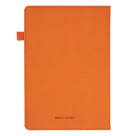Ежедневник Smart Geneva Ostende А5, оранжевый, недатированный, в твердой обложке с поролоном