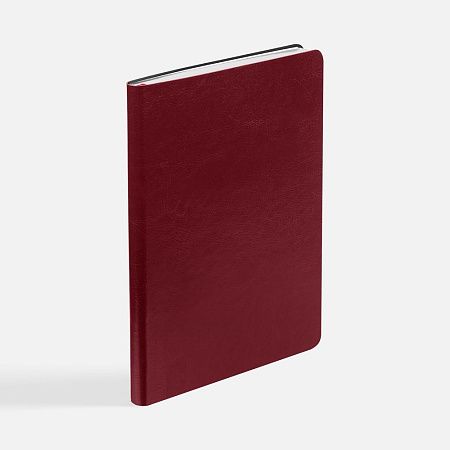Ежедневник Nebraska Flex, недатированный, бордовый с серебристым