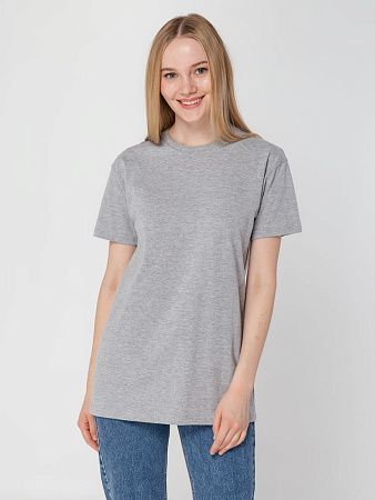 Футболка унисекс T-Bolka 160, серый меланж, размер 5XL