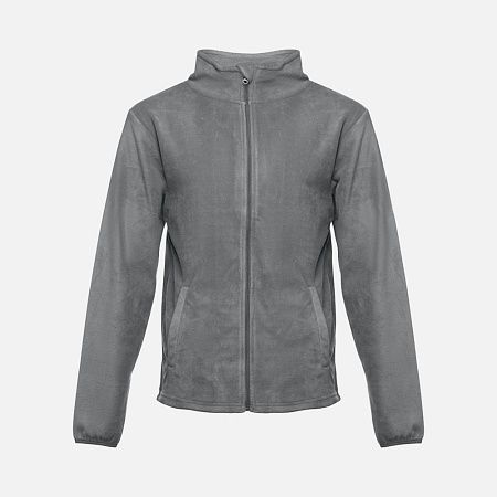 Куртка флисовая мужская Helsinki, серая, размер XL