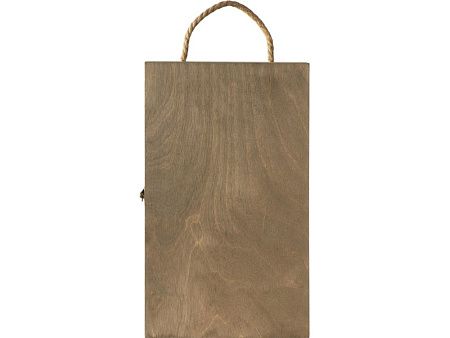 Коробка подарочная из массива дерева «Two-bottle box»