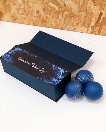 Подарочный набор елочных игрушек «Узоры»