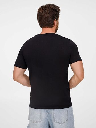 Футболка унисекс T-Bolka 180, черная, размер XXL