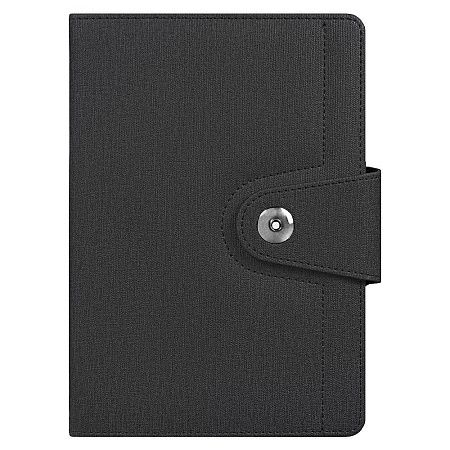 Ежедневник City Toronto Cambric A5, недатированный, черный