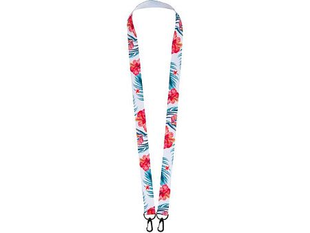 Ланъярд под сублимацию с 2-мя карабинами, 2 см