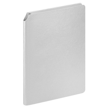 Ежедневник Молто (Molto) недатированный, серебряный