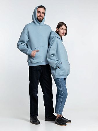 Худи Kulonga Oversize, серо-голубое, размер XL/2XL