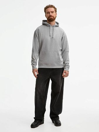 Худи унисекс Condor, серый меланж, размер XXL