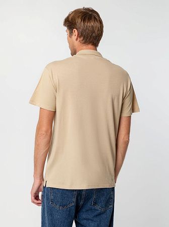 Рубашка поло мужская Summer 170, бежевая, размер XS