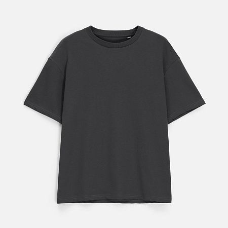 Футболка унисекс Durington, темно-серая (графит), размер M/L