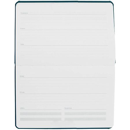 Еженедельник Urban, недатированный, изумрудный