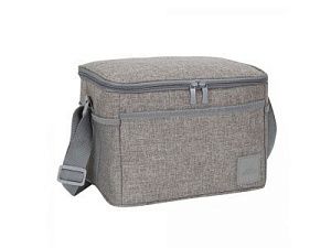 Изотермическая сумка-холодильник на 12 банок 0,5л, цвет: серый